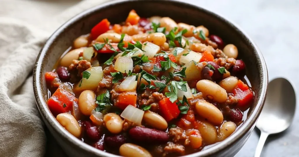 How to thicken up calico beans ?