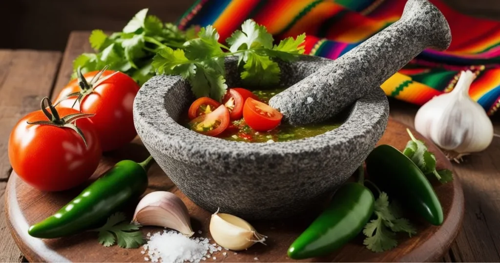 What do you put in a molcajete?