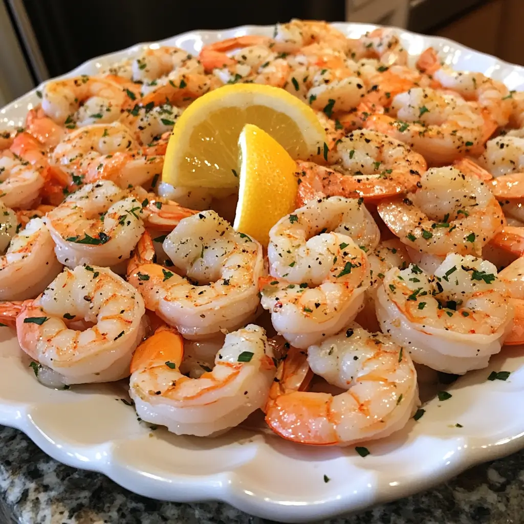 Juicy, golden-brown shrimp cooking in a flavorful sauce, topped with vibrant green onions.