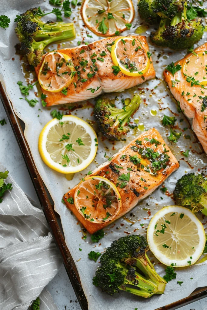 Zepbound Recipes for Weight Loss: The Ultimate Guide to Fat-Burning Foods 8 Zepbound dinner recipe lemon garlic salmon with broccoli and zucchini