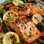 Zepbound Recipes for Weight Loss: The Ultimate Guide to Fat-Burning Foods 5 Zepbound lemon garlic salmon with broccoli and zucchini for weight loss