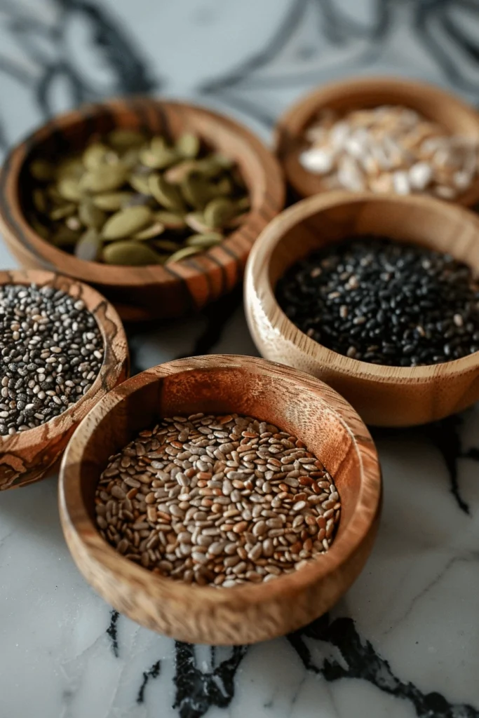 Bariatric Seed Ritual Recipe – Your Daily Mix for Energy and Slimming 6 individual seeds for bariatric seed ritual recipe ingredients