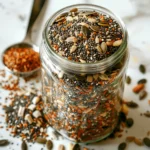 Bariatric Seed Ritual Recipe – Your Daily Mix for Energy and Slimming 5 bariatric seed ritual recipe mix in a glass jar for weight loss