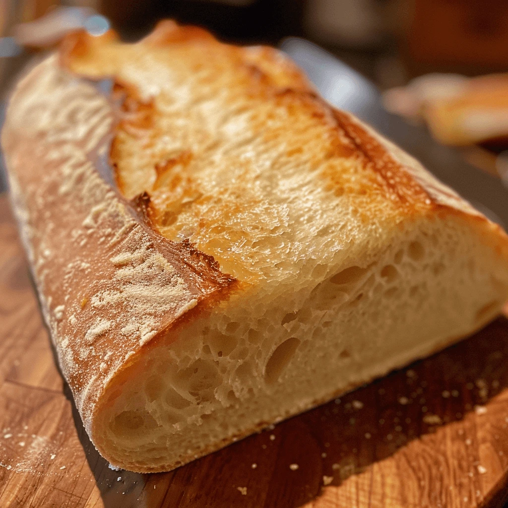 Close-up of sliced soft sourdough sandwich bread with a golden crust and seed topping, placed on a white cutting board.