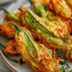 Flower of Zucchini: Recipes, Benefits, and Cooking Tips You’ll Love 5 Fried zucchini flowers recipe on plate