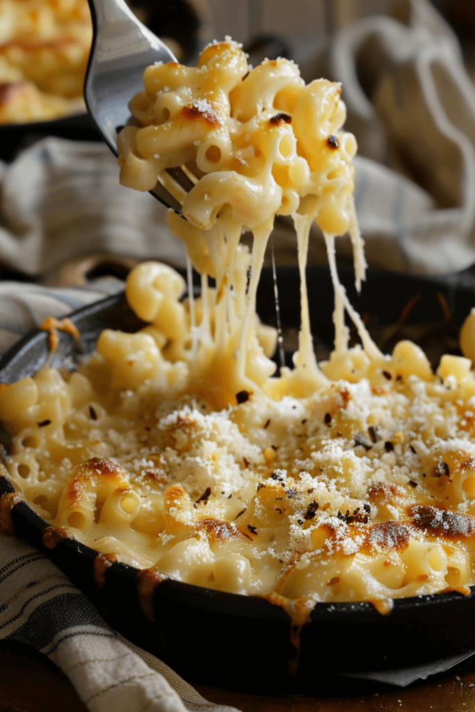Smoked Gouda mac and cheese creamy skillet
