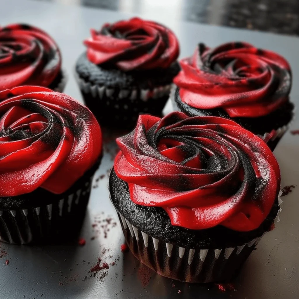 spooky-two-tone-red-velvet-halloween-cupcakes
