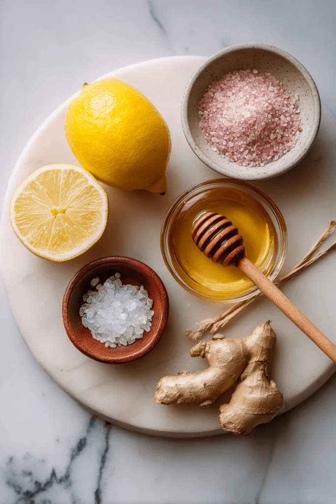 ingredients for pink salt apple cider vinegar weight loss drink