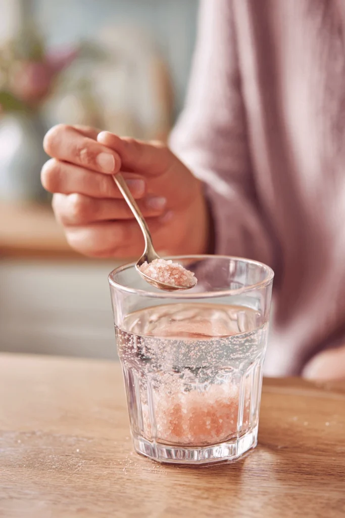 preparing pink salt apple cider vinegar weight loss drink safely