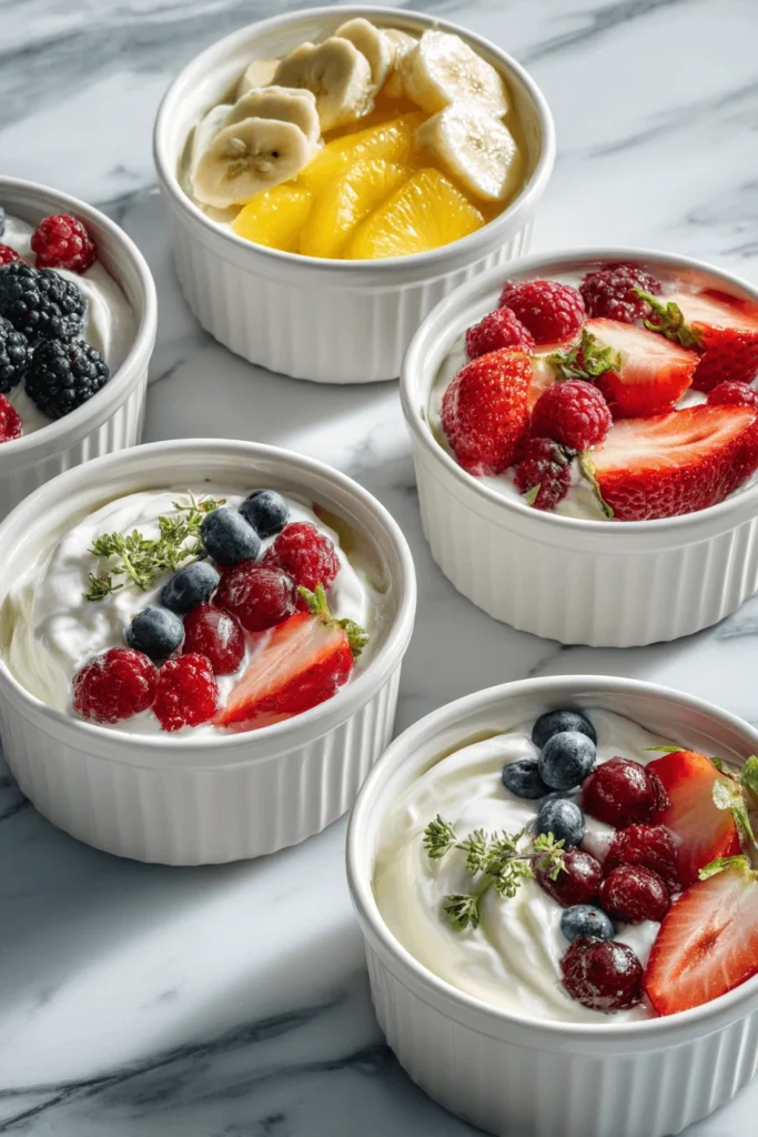 Stretchy Yogurt — What It Is, How To Make It, And Why It Matters 7 Serving Stretchy Yogurt with Fruits and Herbs