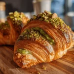 ultimate pistachio everything croissant