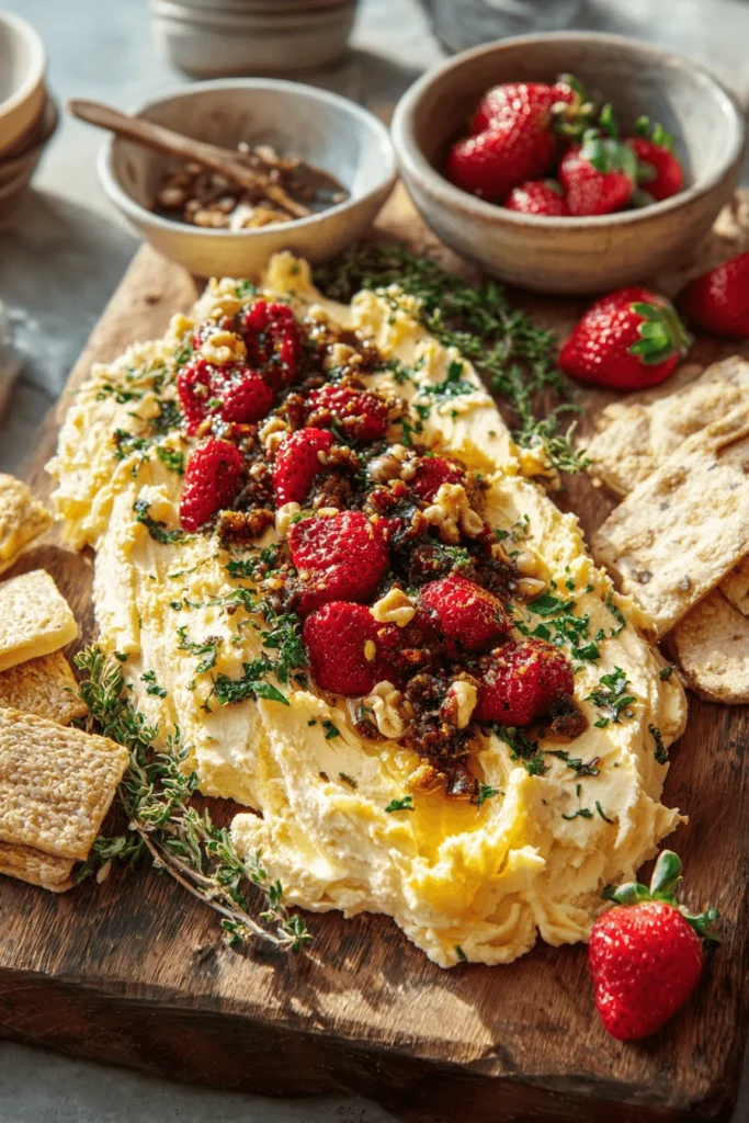 simple butter board recipes with sweet toppings