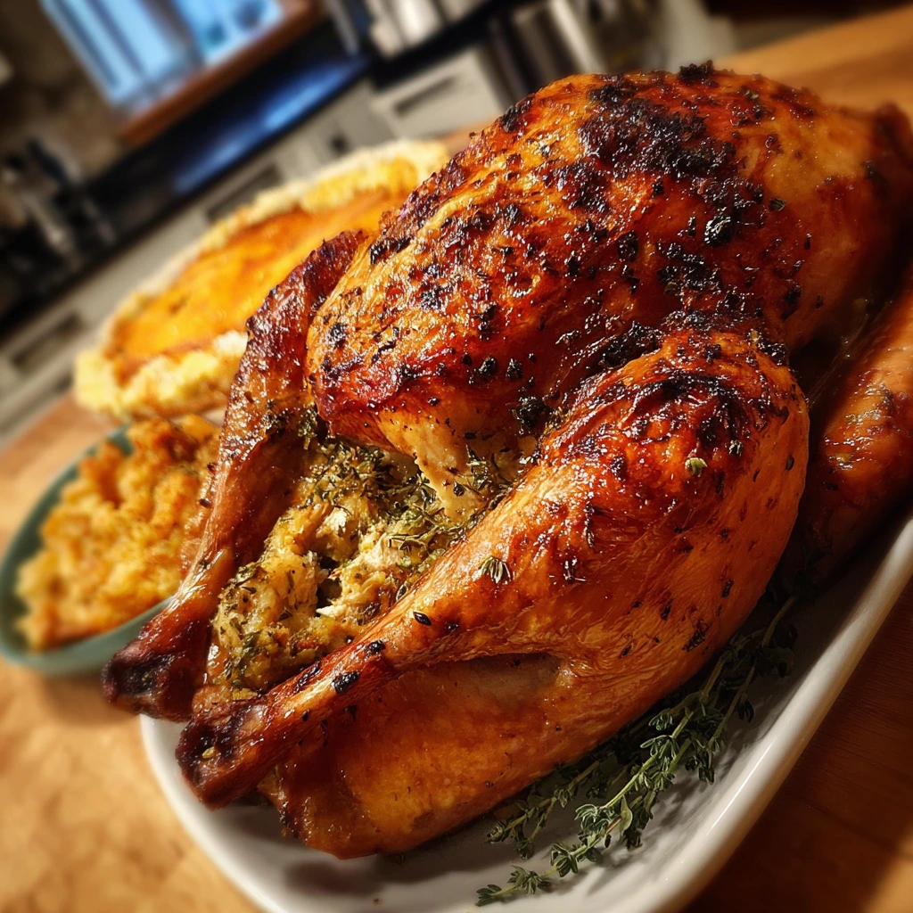 Unique Thanksgiving Recipes That Will Wow Every Guest 3 Elegant roasted turkey main dish from unique Thanksgiving recipes