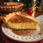 Christmas Eve Cinnamon-Vanilla Custard Pie – Cozy Holiday Dessert Recipe 3 Christmas Eve cinnamon vanilla custard pie with golden crust and creamy filling