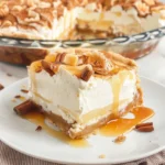 Irresistible Apple Delight Dessert – Easy Fall & Thanksgiving Treat You’ll Love 4 Layered Irresistible Apple Delight Dessert with spiced apples and creamy layers