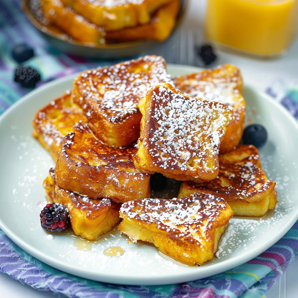 Hawaiian Roll French Toast (Perfect Fluffy Breakfast Recipe) 4 hawaiian-roll-french-toast-berries