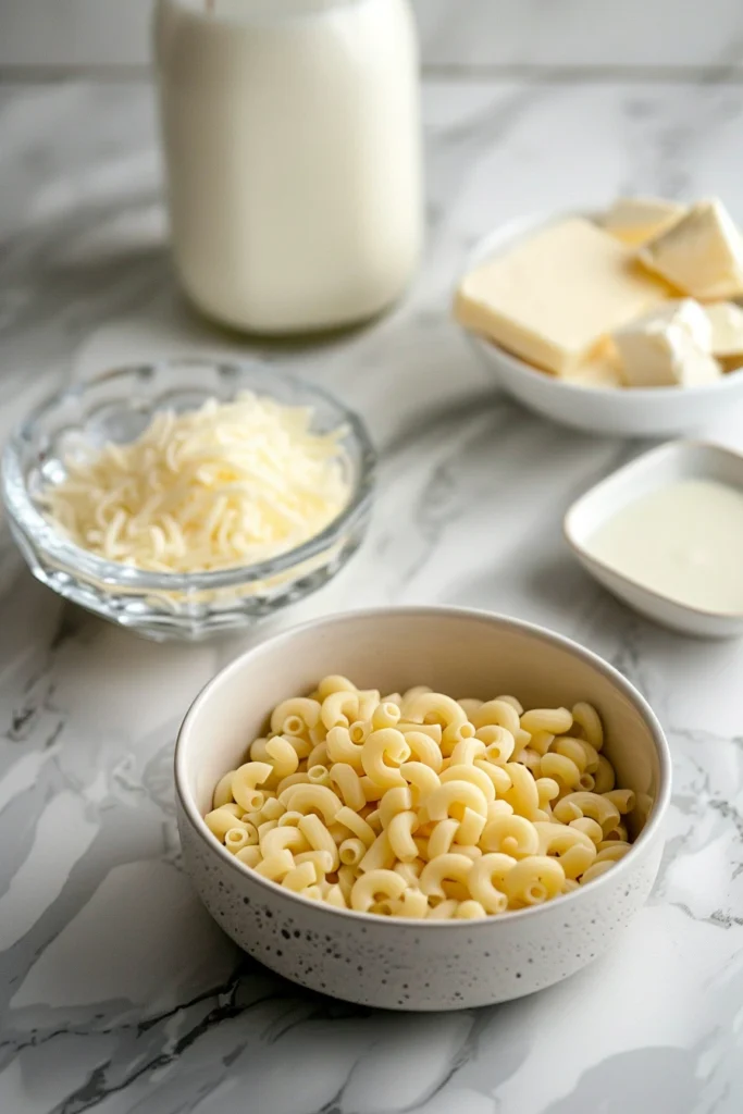 baked-mac-and-cheese-ingredients