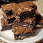 layered slutty brownies dessert