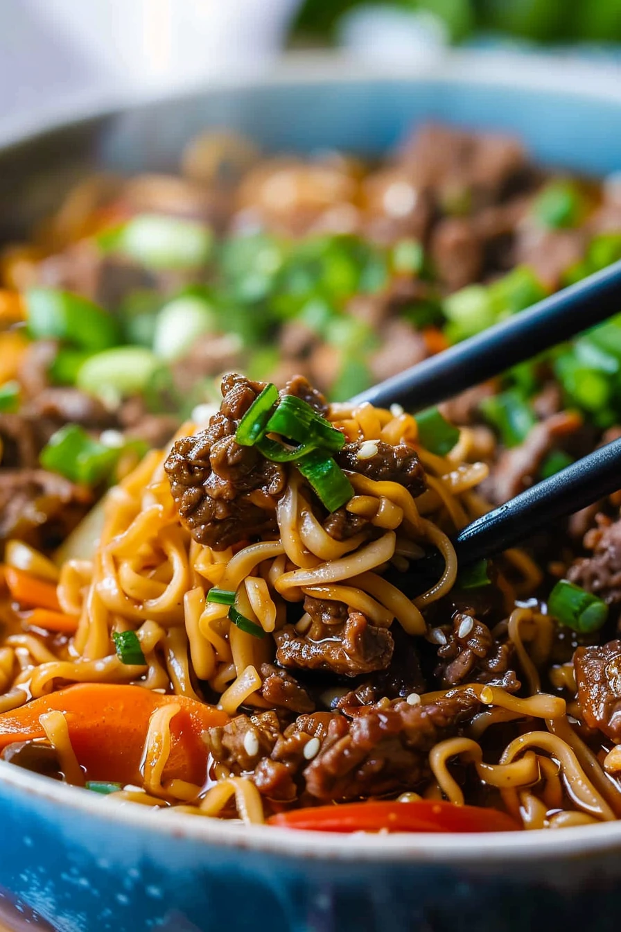 Slow Cooker Beef Ramen Noodles Recipe 1