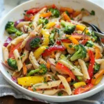 Pasta Primavera Recipe | Easy, Colorful & Healthy Dinner Ideas 2 Pasta Primavera colorful vegetable pasta meal
