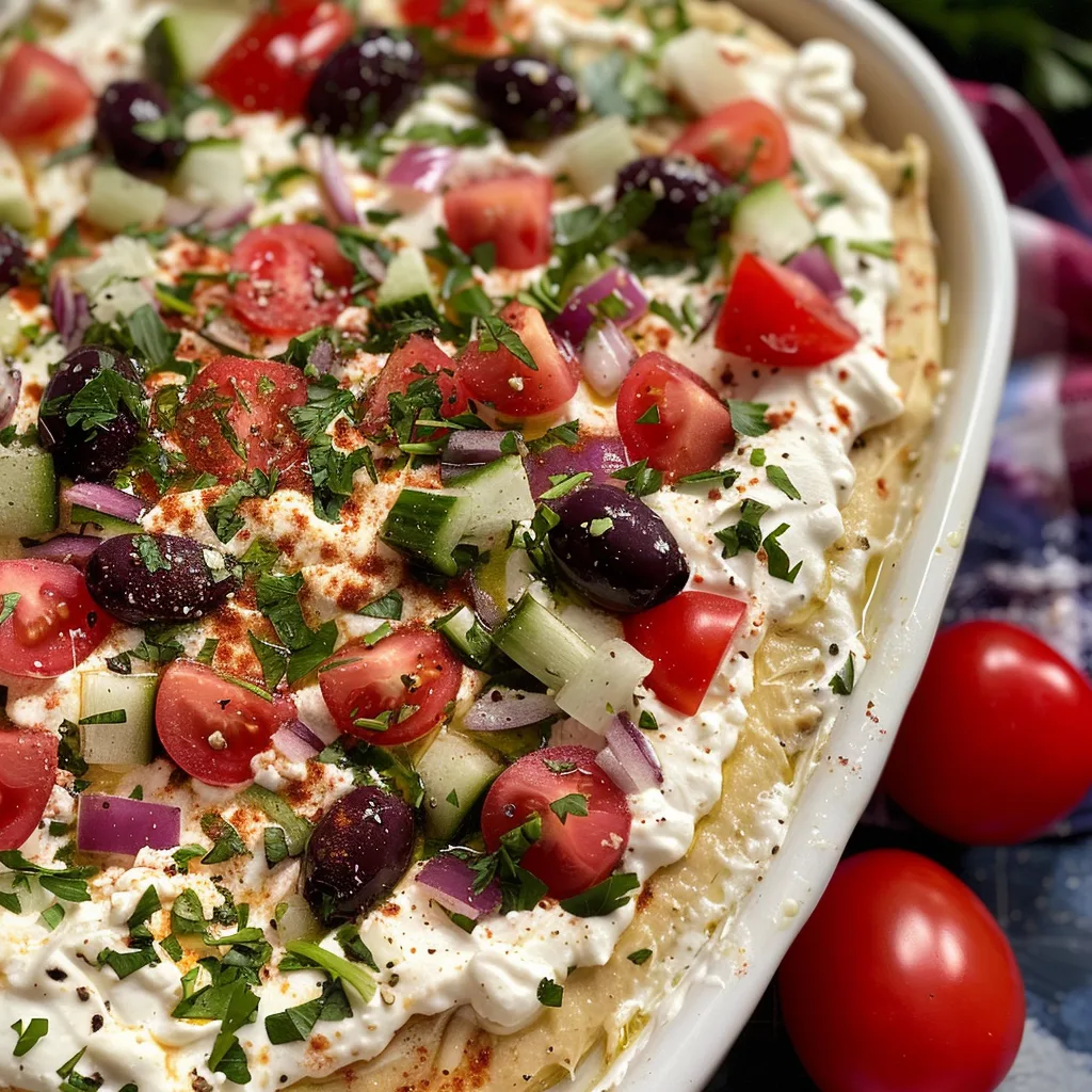 Layered Greek Dip 4 0 0