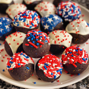Patriotic Oreo Balls
