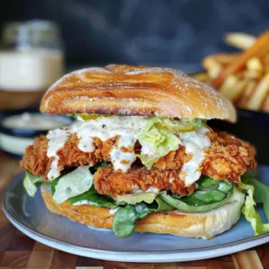 Crispy Chicken Caesar Sandwich