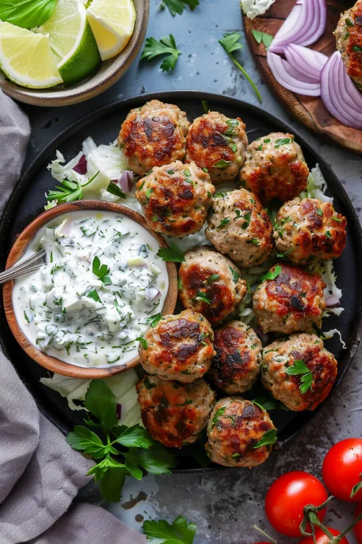 Greek Turkey Meatballs with Tzatziki Sauce 5 image 29