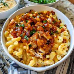 BBQ Chicken Mac and Cheese